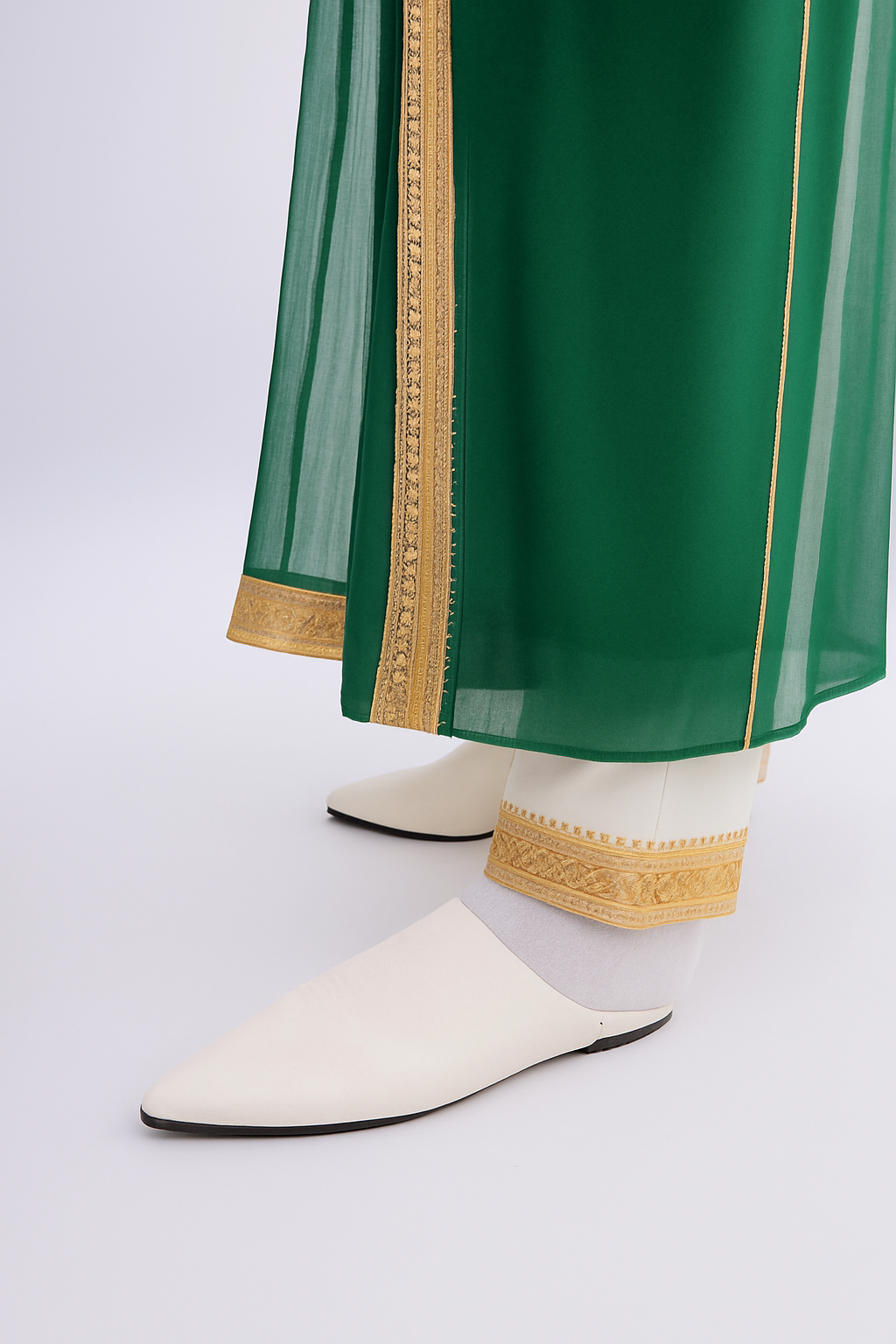 Jabador vert et doré - 3 pièces