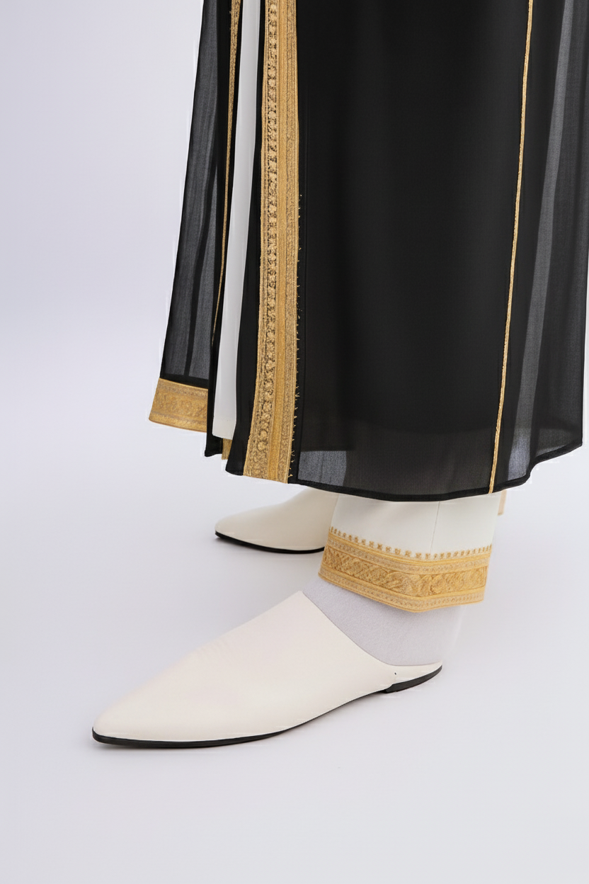 Jabador noir et doré - 3 pièces