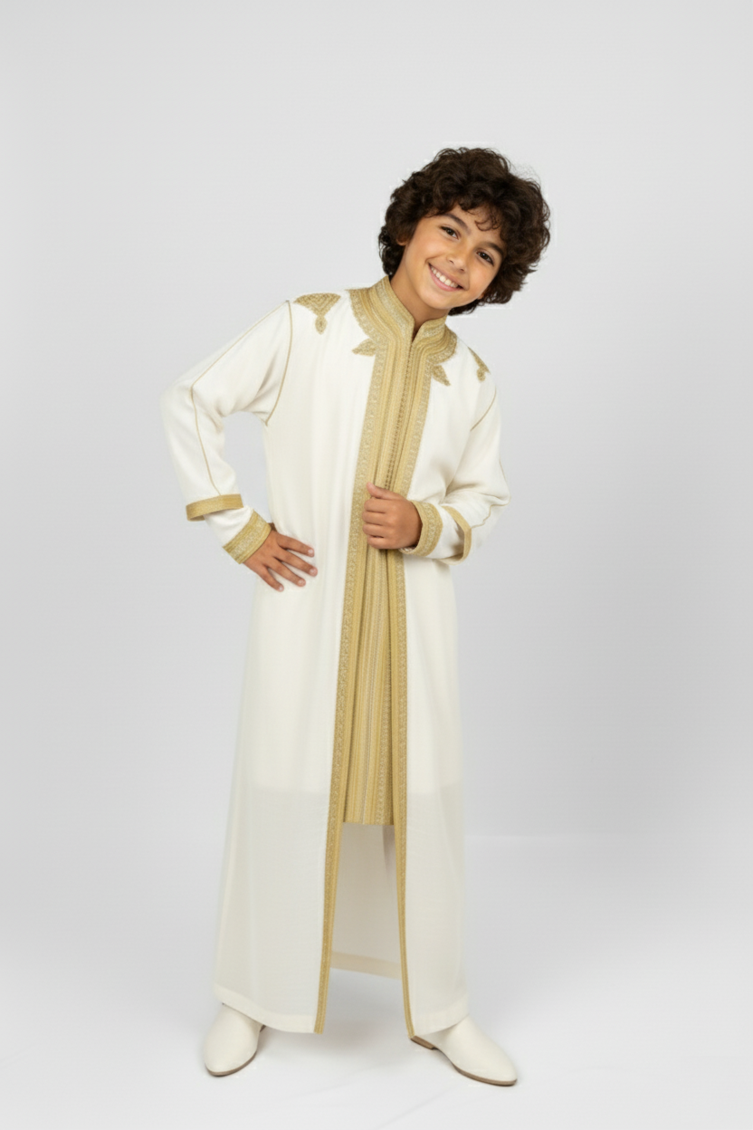 Jabador blanc et doré pour enfants