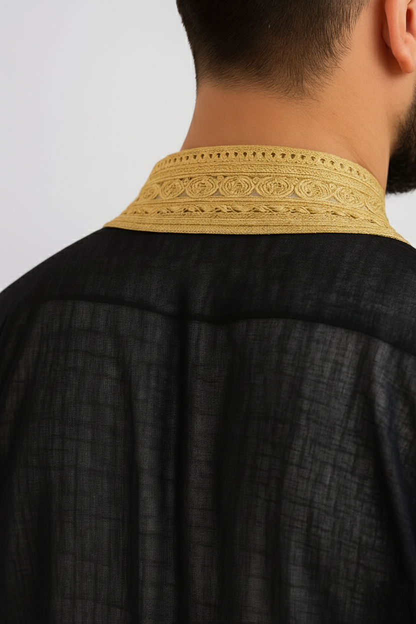 Jabador noir et doré - 3 pièces