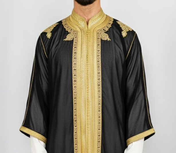 Jabador noir et doré - 3 pièces